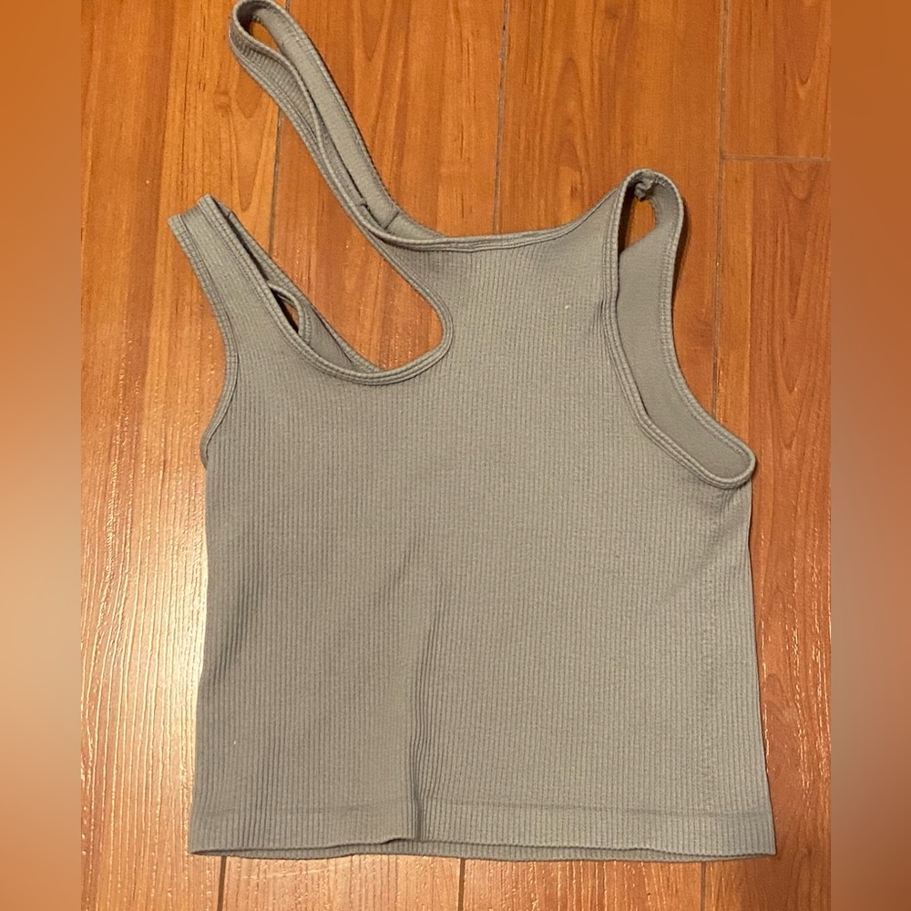 one shoulder tank top